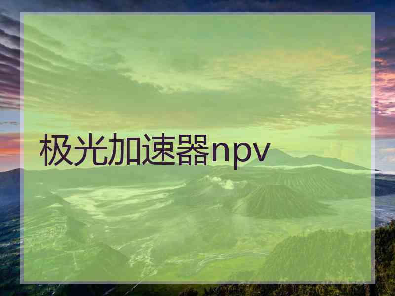 极光加速器npv