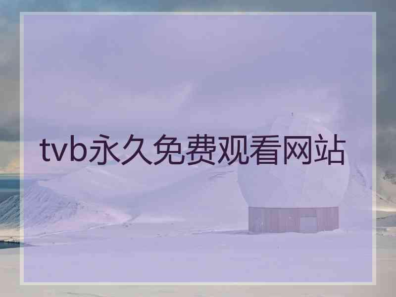 tvb永久免费观看网站