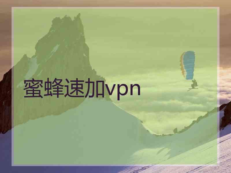 蜜蜂速加vpn