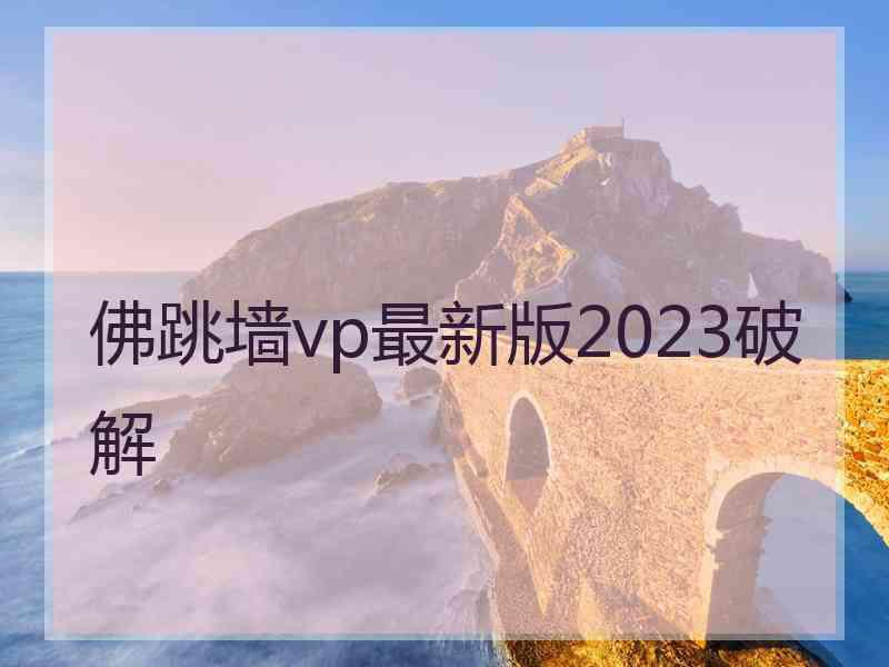 佛跳墙vp最新版2023破解