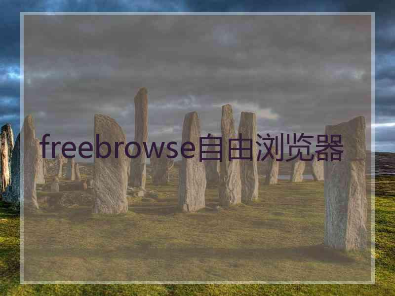 freebrowse自由浏览器